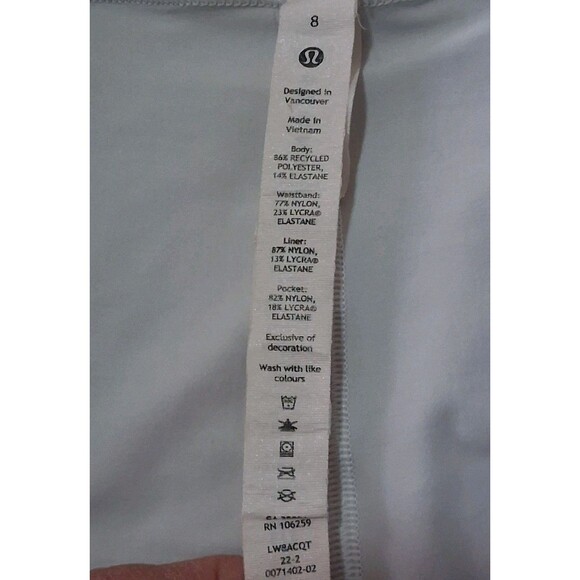 Lululemon Race Rival Skirt Tall Size 8 Transverse Lilac Multi Swift Pickleball - Picture 4 of 9